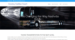Desktop Screenshot of cowboycadillaccoach.com